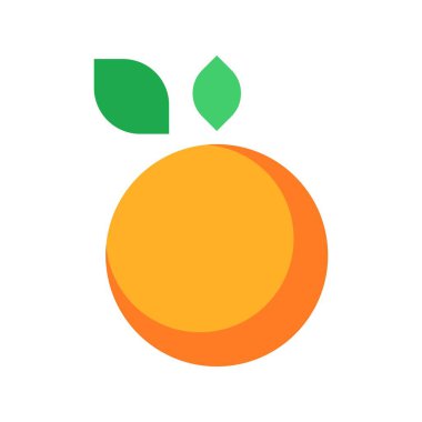 Turuncu logo vektör tasarım şablonu