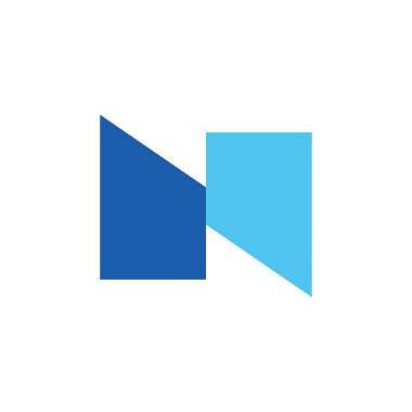 n logo vektör tasarım şablonu