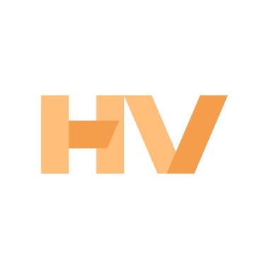 hv logo vektör tasarım şablonu