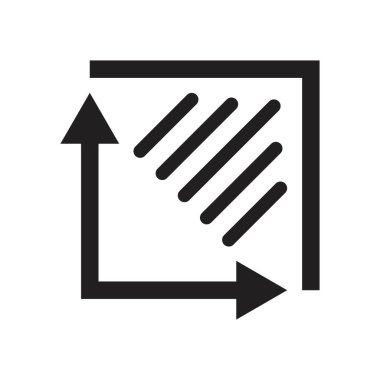 Alan konsepti vektör tasarım şablonu