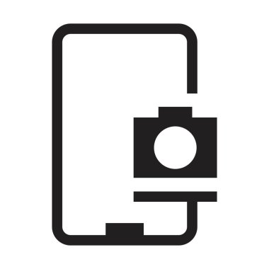 ön kamera vektör tasarım şablonu