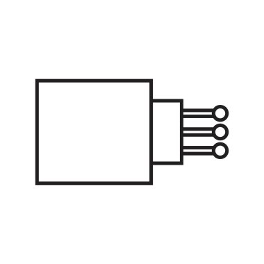 optik fiber vektör tasarım şablonu