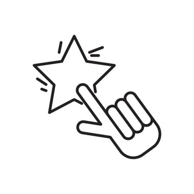 yıldız derecelendirme vektörü tasarım şablonu