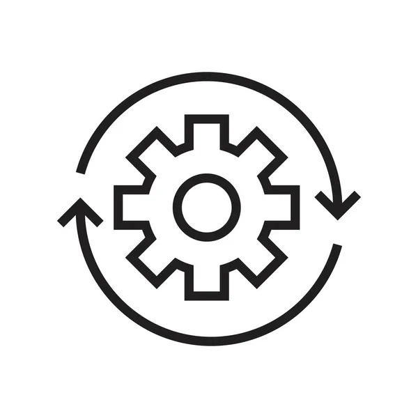Agile Process Vector Icon Design Template — Stock Vector