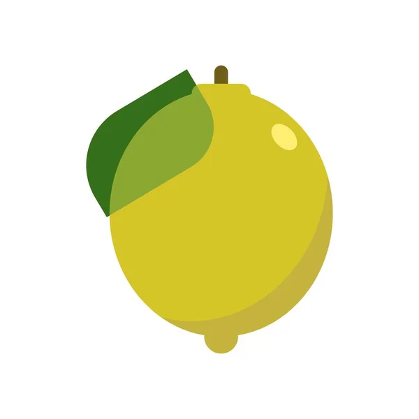 Illustration Vectorielle Clipart Plat Citron — Image vectorielle