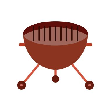 Grill flat clipart vector illustration vector Grill flat clipart vector illustration vector
