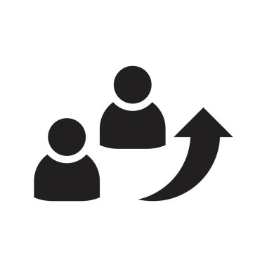 takım büyüme simgesi vektör tasarımı