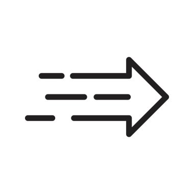 hızlı ok simgesi vektör tasarımı