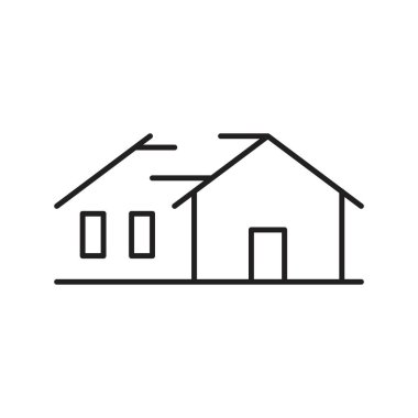 kabin simgesi vektör tasarımı