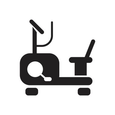 durağan bisiklet simgesi vektör tasarımı