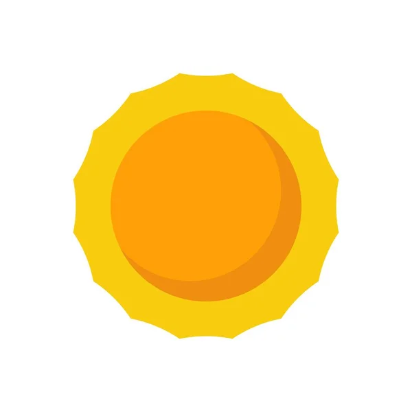 Ήλιο Επίπεδη Κλιπ Διανυσματική Απεικόνιση — Διανυσματικό Αρχείο
