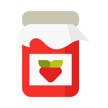 reçel düz clipart vektör çizimi