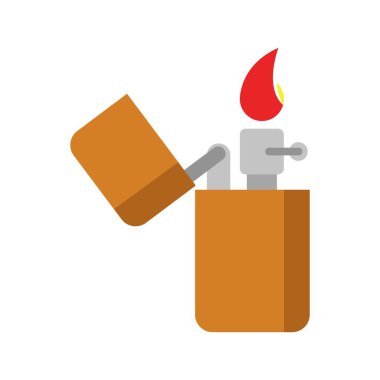 daha hafif düz clipart vektör çizimi