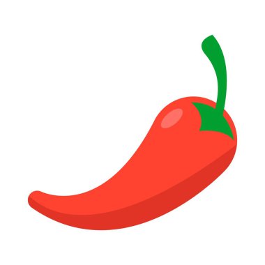 chili düz clipart vektör çizimi