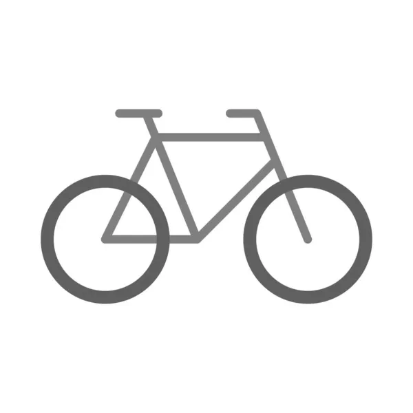 Велосипед Плоский Кліпарт Векторна Ілюстрація — стоковий вектор