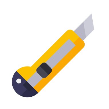 kesicinin düz clipart vektör çizimi