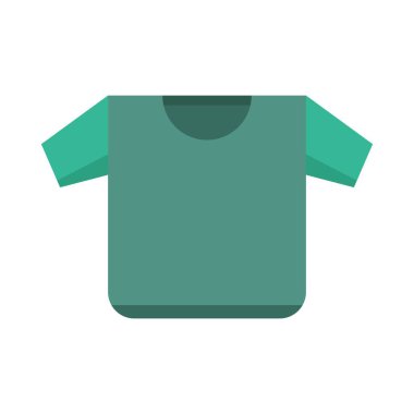 t gömlek düz clipart vektör çizimi