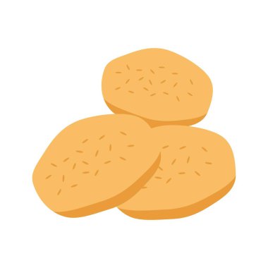 Patates düz clipart vektör çizimi