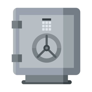 Güvenli düz clipart vektör çizimi