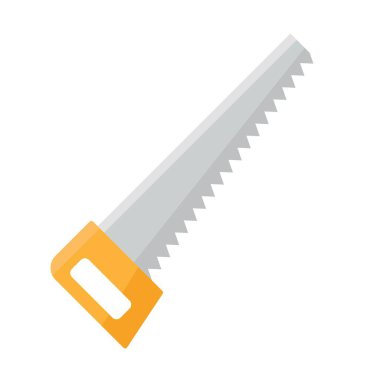 El testeresi düz clipart vektör çizimi