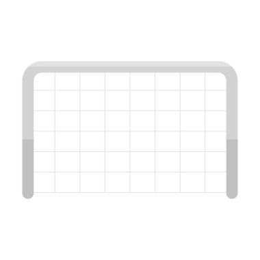 futbol hedefi düz clipart vektör çizimi