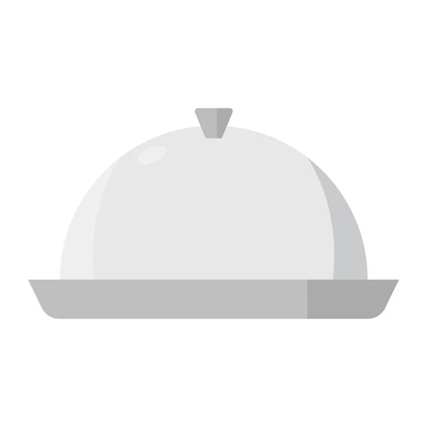 Купольна Їжа Плоский Кліпарт Векторна Ілюстрація — стоковий вектор