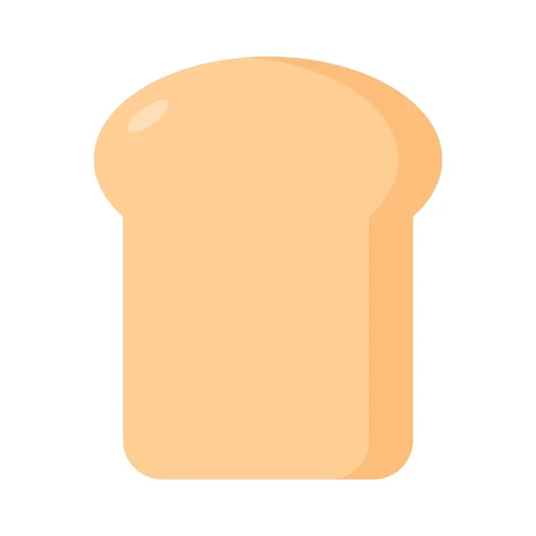 Τοστ Ψωμί Επίπεδη Κλιπ Διανυσματική Απεικόνιση — Διανυσματικό Αρχείο