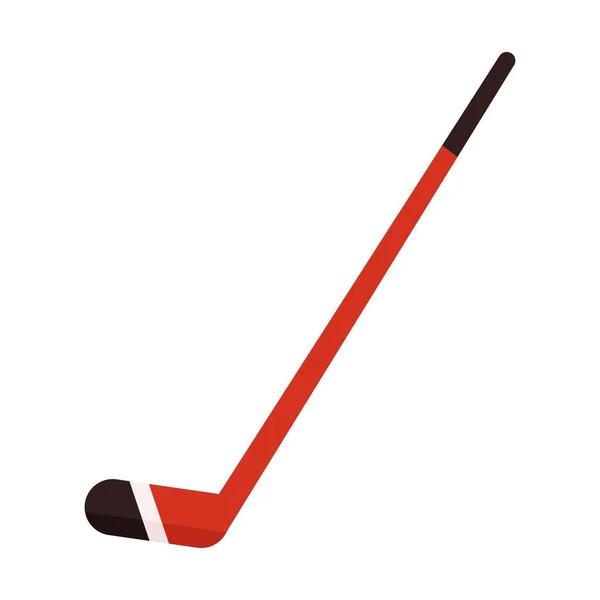 Illustration Vectorielle Clipart Plat Bâton Hockey — Image vectorielle