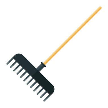 tırmık düz clipart vektör çizimi