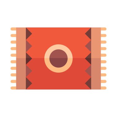 halı düz clipart vektör çizimi