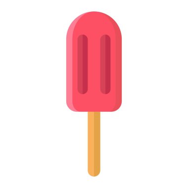 Popsicle düz clipart vektör çizimi