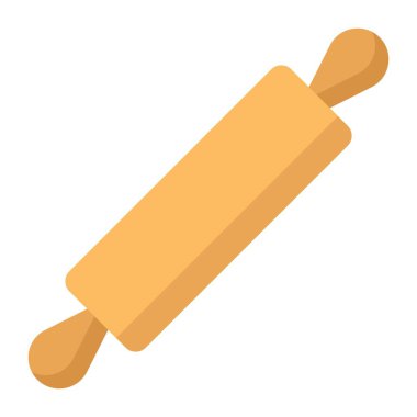 rulo pin düz clipart vektör çizimi