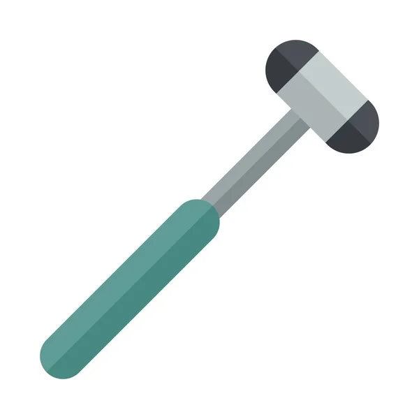 Neurologie Reflex Hammer Flache Cliparts Vektor Illustration — Stockvektor