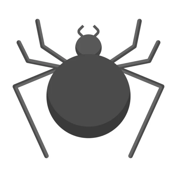 Spinne Flache Cliparts Vektor Illustration — Stockvektor