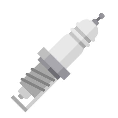 kıvılcım bujisi düz clipart vektör çizimi