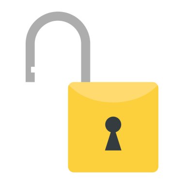 Klipsi aç sanat vektörü illüstrasyonu