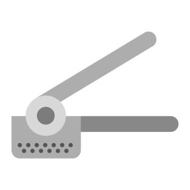 Sarımsak basın klipsi sanat vektörü illüstrasyonu