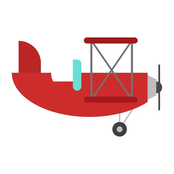 Retro Flugzeug Clip Art Vektor Illustration — Stockvektor