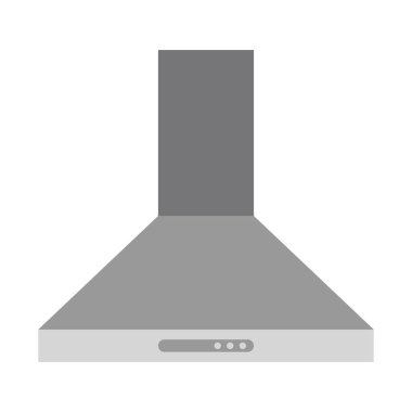 Mutfak kaputu klipsi sanat vektörü illüstrasyonu