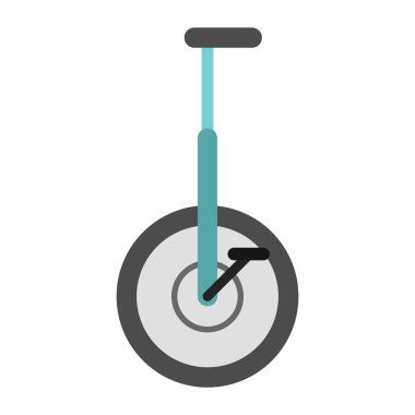 Tek tekerlekli klip sanat vektörü illüstrasyonuName