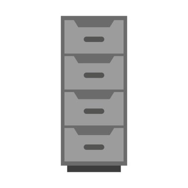 dosya dolabı klipsi sanat vektörü illüstrasyonu