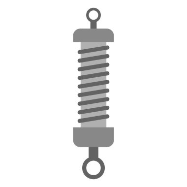 şok emici klipsi sanat vektörü çizimi