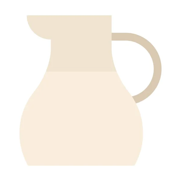 Milk Pitcher Clip Art Vector Illustration — Stock Vector