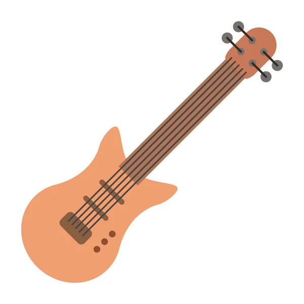 Ilustrasi Clip Art Gitar Listrik - Stok Vektor