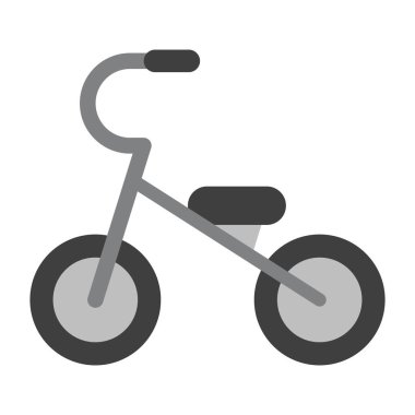 üç tekerlekli klip sanat vektörü illüstrasyonu