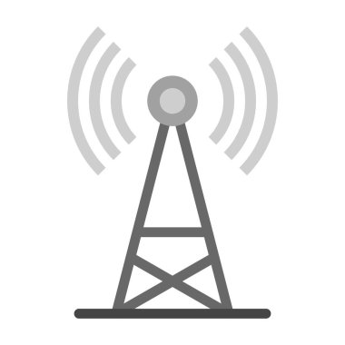 Sinyal klipsi sanat vektörü çizimi