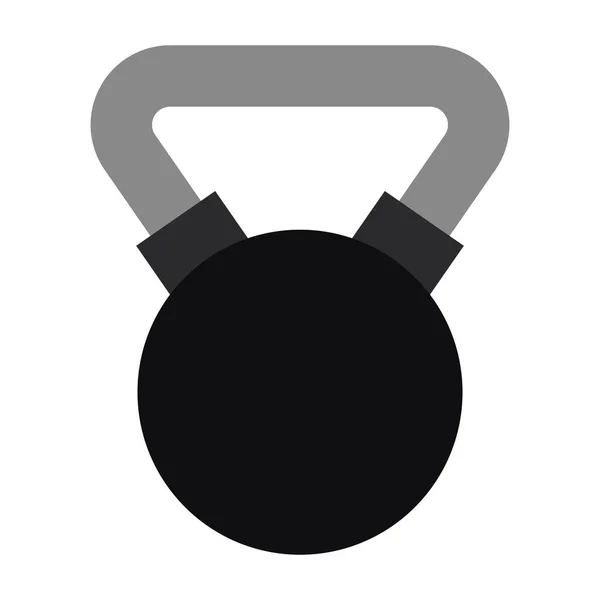 Fitness Kettle Bell Clip Art Vector Illustration — Stock Vector