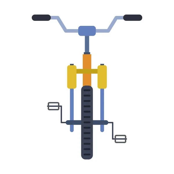Векторная Иллюстрация Переднего Велосипеда — стоковый вектор