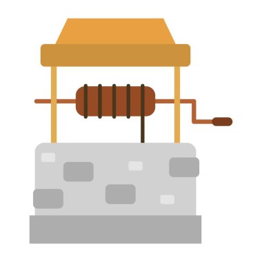 su kuyusu klipsi sanat vektörü illüstrasyonu