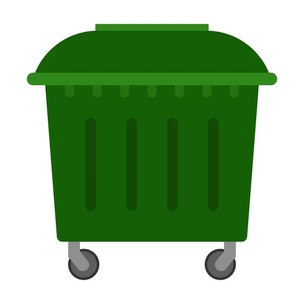 Müllcontainer Clip Art Vektor Illustration — Stockvektor